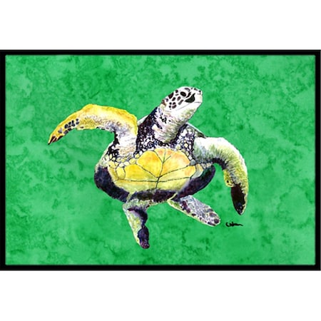 Carolines Treasures Turtle Indoor Or Outdoor Doormat- 24 x 36 in. 8671JMAT